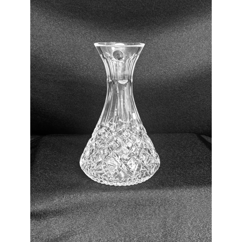 WATERFORD Lismore Crystal 9" Water Wine Carafe Decanter‎ Glass Diamond Cut